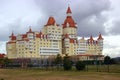 Hotel Bogatyr in cloudy weather. Imereti resort, Sochi.