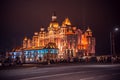 Bogatyr Hotel.Sochi. Night view.