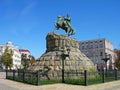 Bogdan Khmelnitsky monument, Kiev, Ukraine Royalty Free Stock Photo