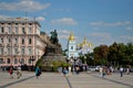 Bogdan Khmelnitsky monument and St. Sofia's Square, Kiev