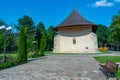 Bogdana monastery during a sunny day in Romania