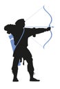 Historic Archer, bowman silhouette