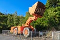 A `bogger`, a giant front end earth mover