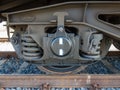 Bogie of a freight wagon Royalty Free Stock Photo