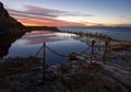 Bogie Hole - Newcastle Australia at sunrise Royalty Free Stock Photo