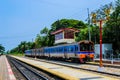 Bogie train drop at train station