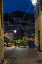 Evening in the picturesque village of Bogliasco on Ligurian seashore near Genoa, Liguria, Italy