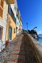 Bogliasco, narrow street Royalty Free Stock Photo