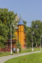 Bogojvar castle on lake Palic