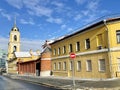 Moscow, Russia, February, 20, 2024. Bogoroditse-Rozhdestvensky monastery in winter, Moscow Royalty Free Stock Photo