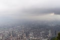 BogotÃÂ¡ skyline in a gray day Royalty Free Stock Photo