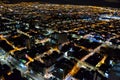 Bogota capital of Colombia at night Royalty Free Stock Photo