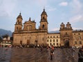 Bogota cathedral square