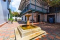 Bogota Coin Museum inner courtyard with fountain