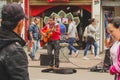 Street performer in Bogota, Colombia