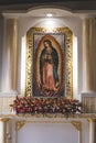 BOGOTA, COLOMBIA - May 12, 2019: Virgen de Guadalupe Royalty Free Stock Photo