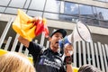 Bogota, Colombia - 14th November 2023. Mauricio Matri at the Citizen protest in front of the Ministry of Health against the Health