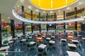 Bogota internal view of Santa Barbara commercial center food court