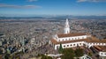 Bogota from the Monserrate Royalty Free Stock Photo