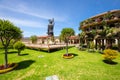 Bogota parque Jaime Duque panoramic view of the seven wonders of the world pavilion