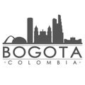 Bogota Silhouette Design City Vector Art