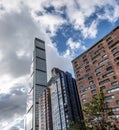 Bogota Skyline and Bacata Tower Building - Bogota, Colombia Royalty Free Stock Photo