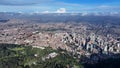 Bogota Skyline At Bogota In District Capital Colombia. Royalty Free Stock Photo