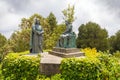 Bogota statue representing jesus condemned to death on Monserrate mountain