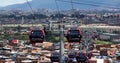 Bogota transportation system cabin.