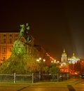 Bohdan Khmelnytsky monument Kyiv, Ukraine Royalty Free Stock Photo