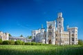 Bohemian castle Hluboka nad Vltavou Royalty Free Stock Photo