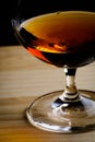 Bohemian glass of cognac