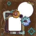 Bohemian Gypsy Floral Frame