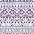 Bohemian native american tribal motifs clothing fabric ethnic traditional design. Aztec symbol fabric print. Royalty Free Stock Photo