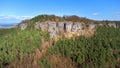 Bohemian Paradise. Areial photo.