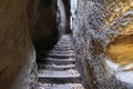 Bohemian Paradise - Rocks Stair - Narrow Path Royalty Free Stock Photo