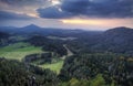 Bohemian Switzerland park Royalty Free Stock Photo