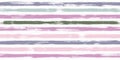 Bohemian watercolor brush stripes seamless pattern