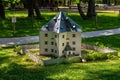 Boheminium Miniature Park - summer palace Hvezda in Prague Royalty Free Stock Photo