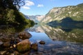 Bohinj lake in Slovenia Royalty Free Stock Photo