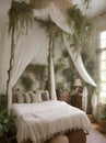 Boho Botanical Bedroom: A boho botanical bedroom