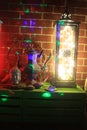 Boho Decor Lanterns n LED Lights Rave n Lounge Royalty Free Stock Photo