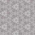 monochrome seamless kaleidoscopic psychedelic pattern