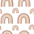 Boho Nursery Rainbow Pattern. Neutral Gender Colors