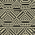 Boho textile seamless pattern.