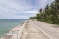 The Bohol circumferential highway near the border of Valencia and Garcia Hernandez