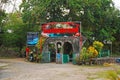 Hinagdanan cave facade in Panglao island, Bohol, Philippines