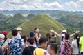 Many people tourists visit Chocolate Hills