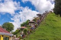 Many people tourists visit Chocolate Hills