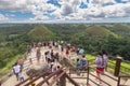 Many people tourists visit Chocolate Hills